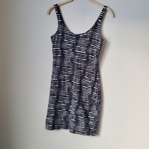 Zebra print mini dress